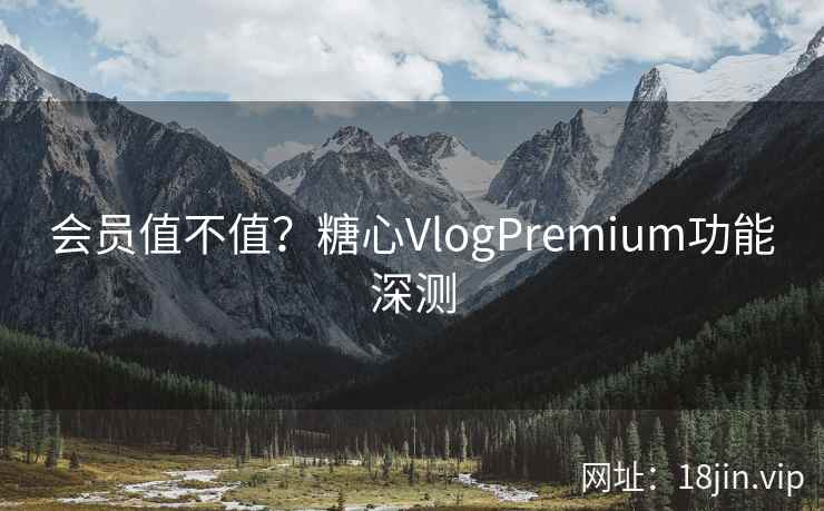 会员值不值？糖心VlogPremium功能深测